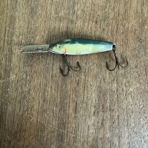 Vintage L&S MirrOlure Sinker Crankbait Double Treble Hook Fishing Lure